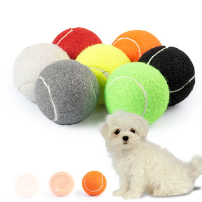 comprare Pallone da tennis indistruttibile grigio nero cane 2,5