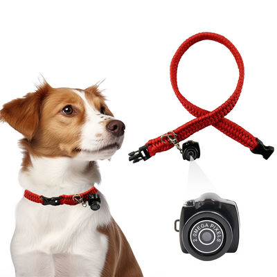 comprare Collare per gatti in poliestere USB con telecamera collare per gatti da 58 cm telecamera Wifi fabbricazione online