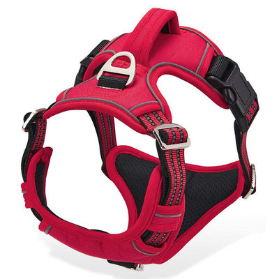 comprare Maniglia di controllo del cinghiale per cani in nylon Griglia traspirante Disegno riflettente Decorazione del logo personalizzato fabbricazione online