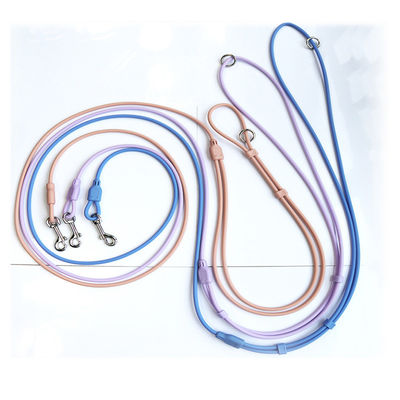 comprare Macaron PVC Slip Lead Dog Leash Mani Libere Slip Collare di Piombo Impermeabile fabbricazione online