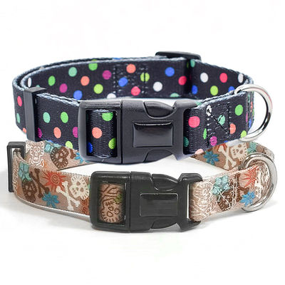comprare Collare da cane in poliestere Martingale, guinzaglio in metallo, guinzaglio personalizzato, in oro sublimato, pet personalizzato fabbricazione online