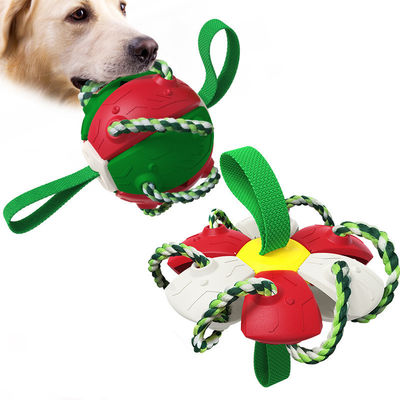 comprare Dog Friendly Calcio Ballo Da Esterno Canino Calcio Ballo Con Tab fabbricazione online