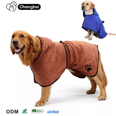 comprare Abito da bagno per animali da caffè super assorbente abito da bagno da cane in microfibra secca veloce tutta la stagione fabbricazione online