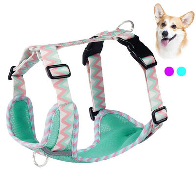 comprare Vesti di guinzaglio per cani Arnesso per animali riflettente Strip Catena per cani con logo personalizzato e disegno imbottito fabbricazione online
