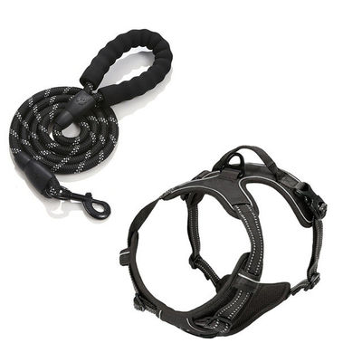 comprare Durable Oxford impermeabile imbracatura con guinzaglio riflettente Bandana di sicurezza all'aperto Kit di avventura personalizzato per cani fabbricazione online
