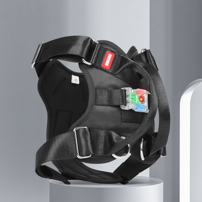 comprare Vesti da imbracatura per cani Padded Reflective USB Nylon Material Oxford Made LED Light fabbricazione online