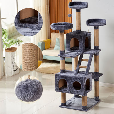 comprare Cat Tree Scratc Fur Rope Post fatto di materiale di peluche per una vita sostenibile fabbricazione online