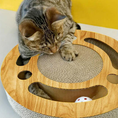 comprare Palla di giocattolo di gatto in legno sostenibile ideale per giochi e esercizi interattivi fabbricazione online