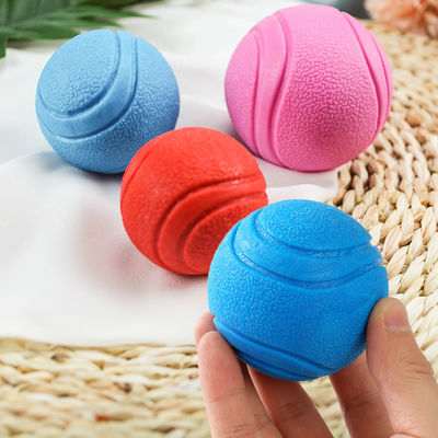 comprare Pulizia dei denti Palla da allenamento per cani Naturale TPR Spuma Durable Indistruttibile Blu/Rosso/Pink fabbricazione online