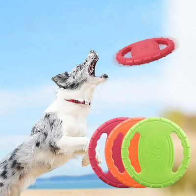 comprare Dog Flying Play Toy Funzione Esterno EVA Dog Flying Disc Durable Training Toy fabbricazione online