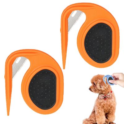 Clipper Blade Dog Knotting Comb Orange Pet Knotting Comb Per Gatti