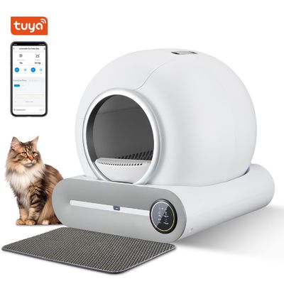 Tuya Intelligent Cat Litter Box Silenziosa Chiusa Smart Cleaning Litter Box