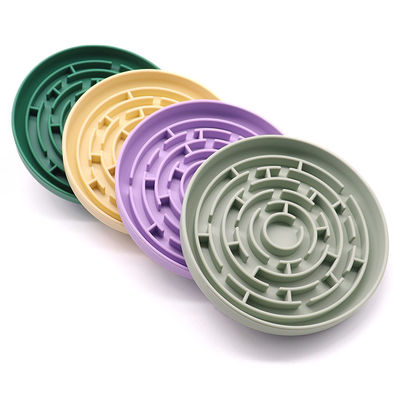 Cioccolatore a dieta lenta per cani in silicone di grado alimentare viola verde cioccolatore a dieta lenta per cani