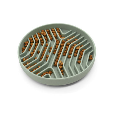 Nessun soffocamento 500ml Slow Feeder Puppy Bowl Personalized Silicone Slow Feeder