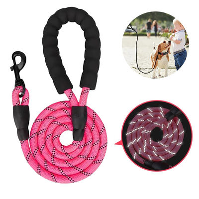 Leash per cani in nylon riflettente accettabile OEM ODM fabbricazione mercato di tutte le stagioni