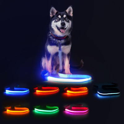 Guinzaglio per cani a 120 cm ricaricabile USB Guinzaglio per cani illuminato personalizzato