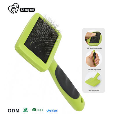 Pet Pin Brush Cat Dog Hair Grooming Slicker Logo personalizzato Tre dimensioni sostenibile