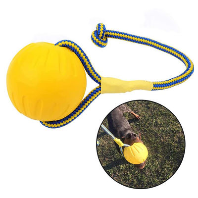 Pet Toy Ball Multicolore Personalizzabile Eva Corda per Cani allenamento masticazione Solid Elastico