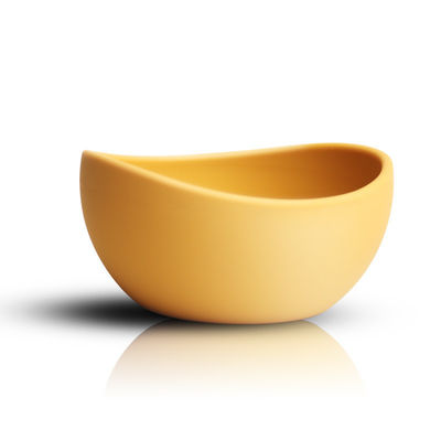 Ciotola di silicone in arancione rosa blu TV Shopping Grado alimentare per animali da compagnia Verde o giallo