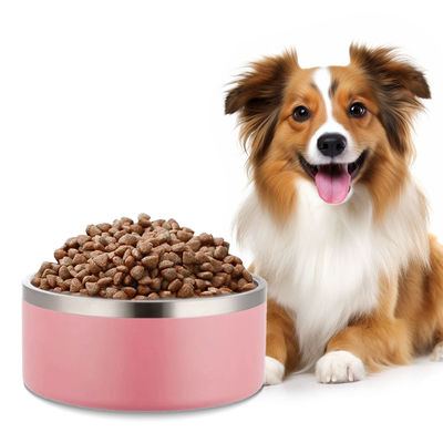 Cucina per cani in acciaio inossidabile a vuoto di alimentazione degli animali domestici