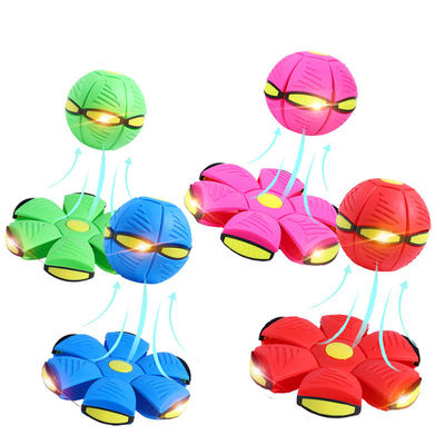 LED Ball Flying Dog Interattivo giocattoli per animali da compagnia di gomma di plastica Interattivo giocattoli per cuccioli