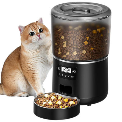 4L Automatic Pet Bowl Feeder Acciaio inossidabile autoalimentazione Cat Bowl