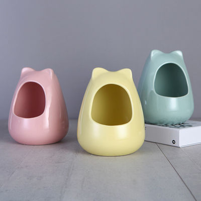 Hamster Bed House Totoro in ceramica sostenibile per il raffreddamento in estate