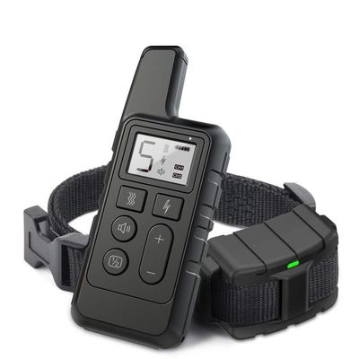 Collare da addestramento per cani Prodotti per animali da compagnia Bipo elettronico Vibrazione di scossa elettrica impermeabile