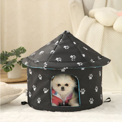 Letto impermeabile per animali personalizzato Logo pieghevole Casa per cani invernale per animali domestici
